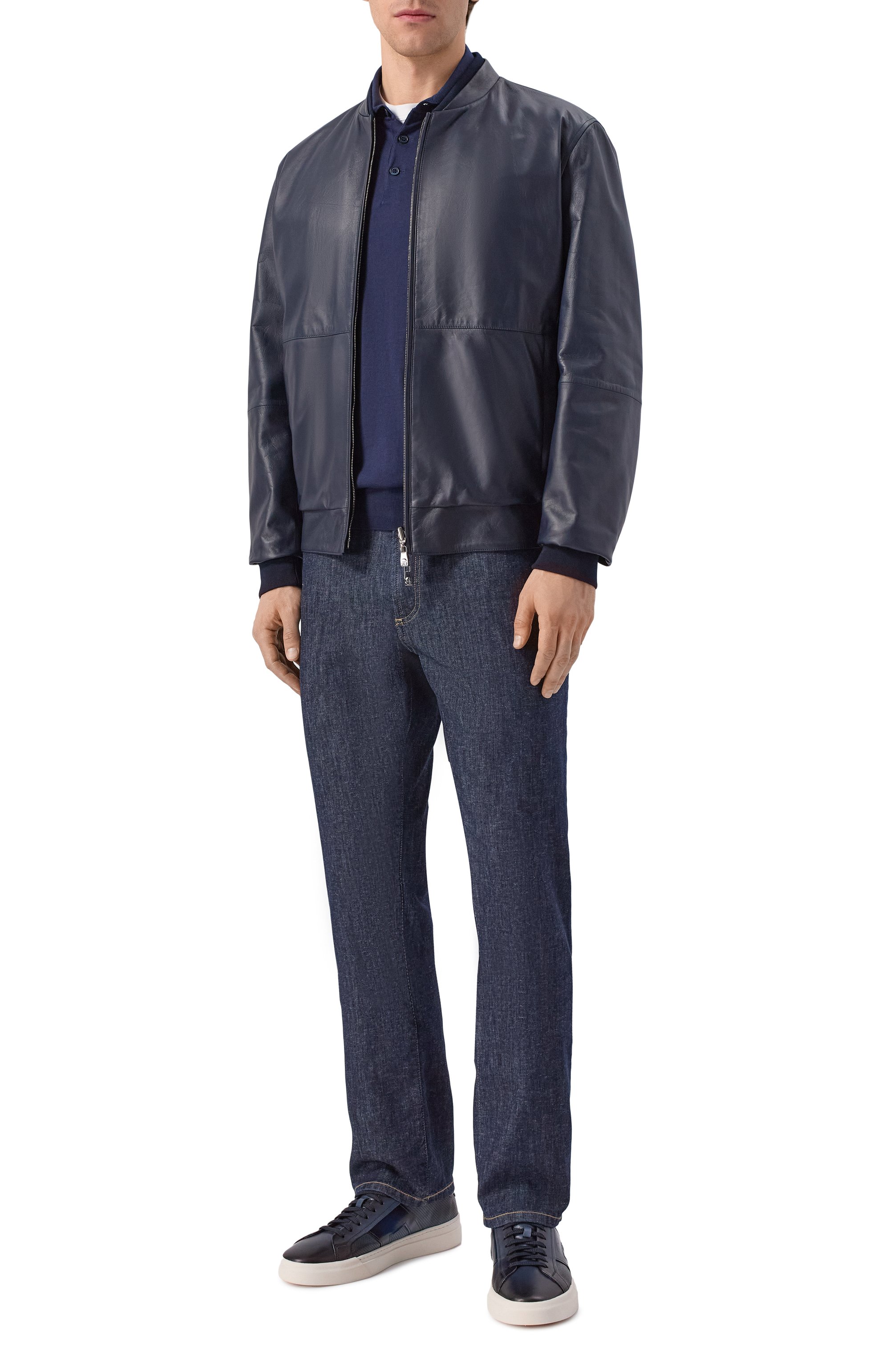 Двусторонний кожаный бомбер CORNELIANI, арт. 27L5W3/2720175, фото 2