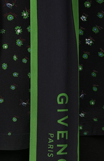 Шелковый топ GIVENCHY зеленого цвета по цене 117500 руб., арт. BW60GA121L, фото 5 Шелковый топ GIVENCHY, арт. BW60GA121L, фото 5