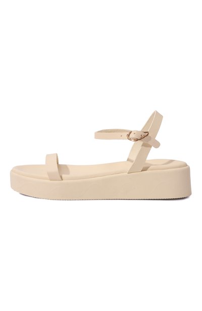 Кожаные сандалии irida ANCIENT GREEK SANDALS кремового цвета по цене 28200 руб., арт. IRIDA/VACHETTA, фото 4 Кожаные сандалии irida ANCIENT GREEK SANDALS, арт. IRIDA/VACHETTA, фото 4
