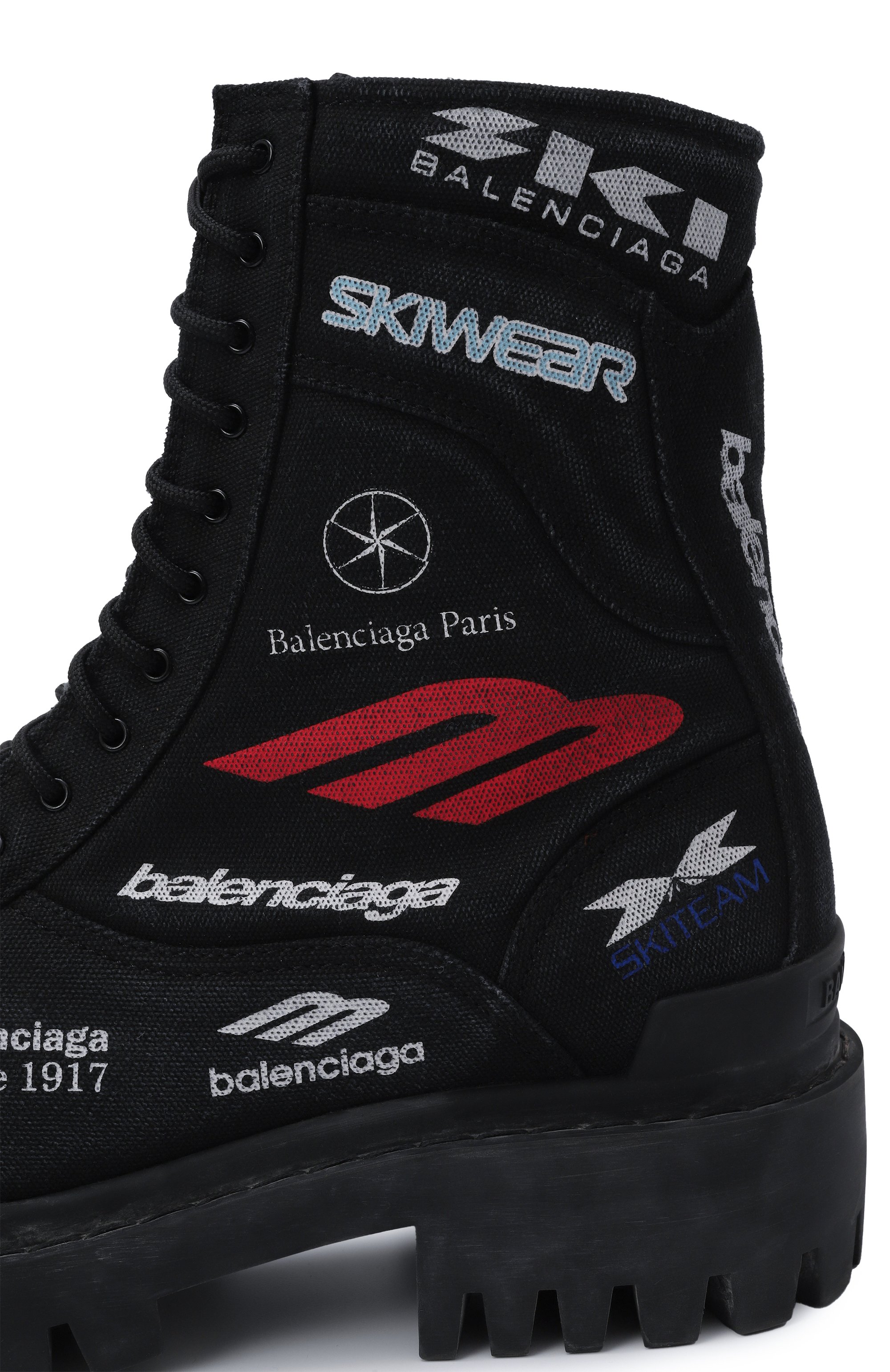 Текстильные ботинки combat strike BALENCIAGA, арт. 694042/W2H13, фото 7