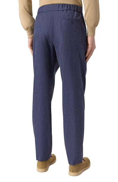 Брюки из шерсти и шелка GIORGIO ARMANI, арт. GM001193/TE13965, фото 4