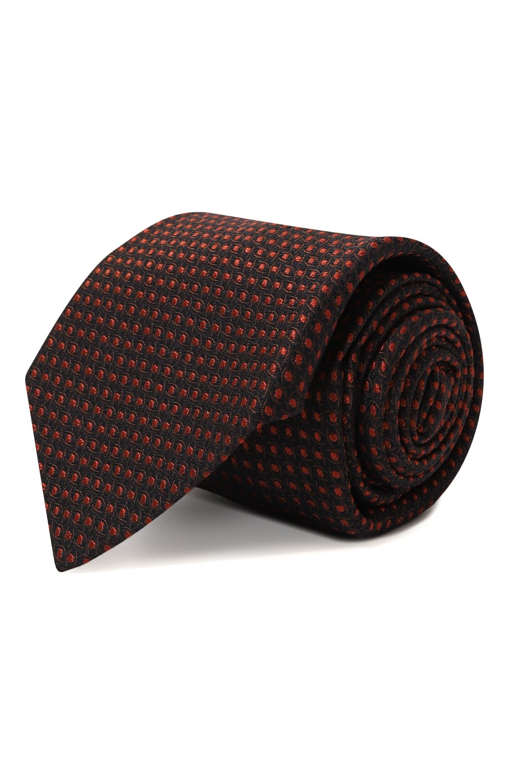 Галстук из шелка и шерсти KITON оранжевого цвета по цене 29500 руб., арт. UCRVKPC08H37, фото 1 Галстук из шелка и шерсти KITON, арт. UCRVKPC08H37, фото 1