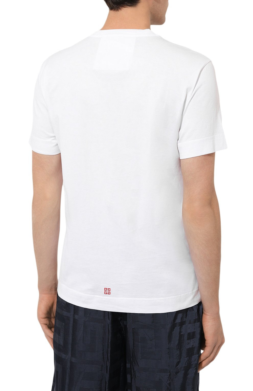Хлопковая футболка GIVENCHY, арт. BM716G3YEL, фото 4
