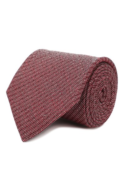 Мужской галстук из смеси льна и шелка ZEGNA, арт. Z7E24/1L8