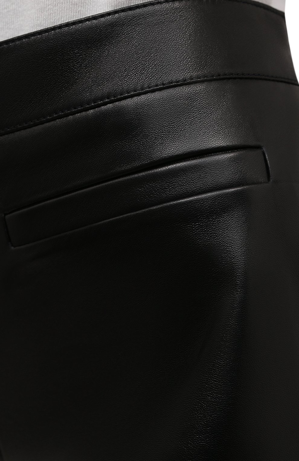 Кожаные шорты SAINT LAURENT, арт. 678157/YC2ZZ, фото 5