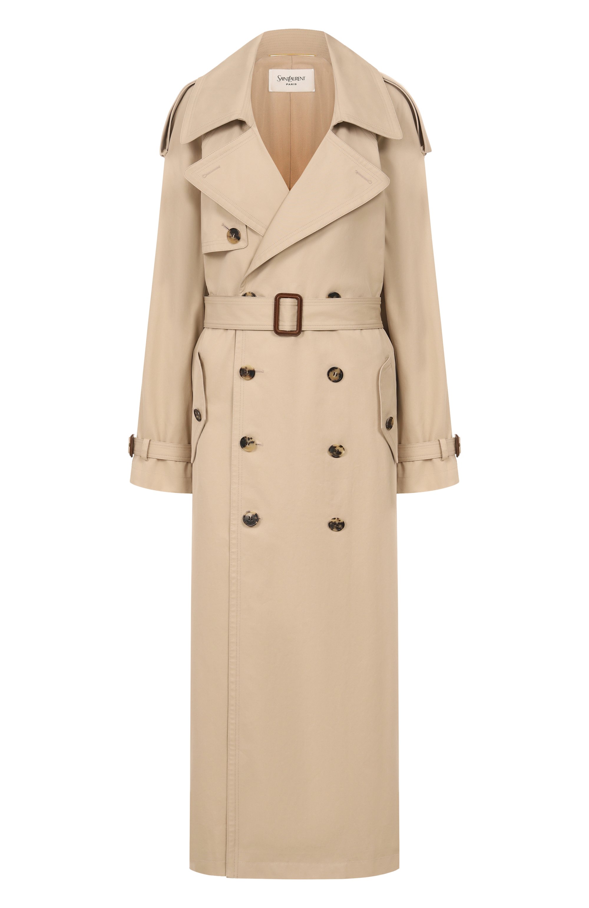 Хлопковый тренч SAINT LAURENT, арт. 812414/Y3A99, фото 1