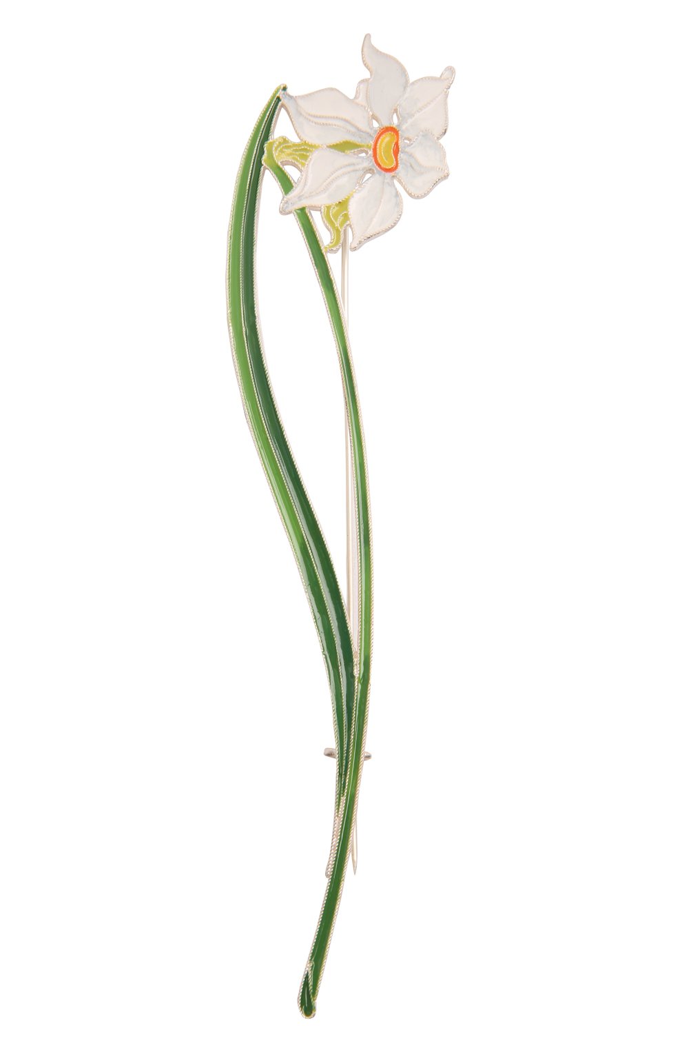 Брошь нарцисс поэтический РУССКИЕ САМОЦВЕТЫ, арт. 41485, фото 1