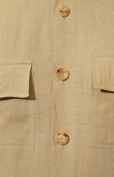 Льняная рубашка KITON, арт. UMC016H08838, фото 5