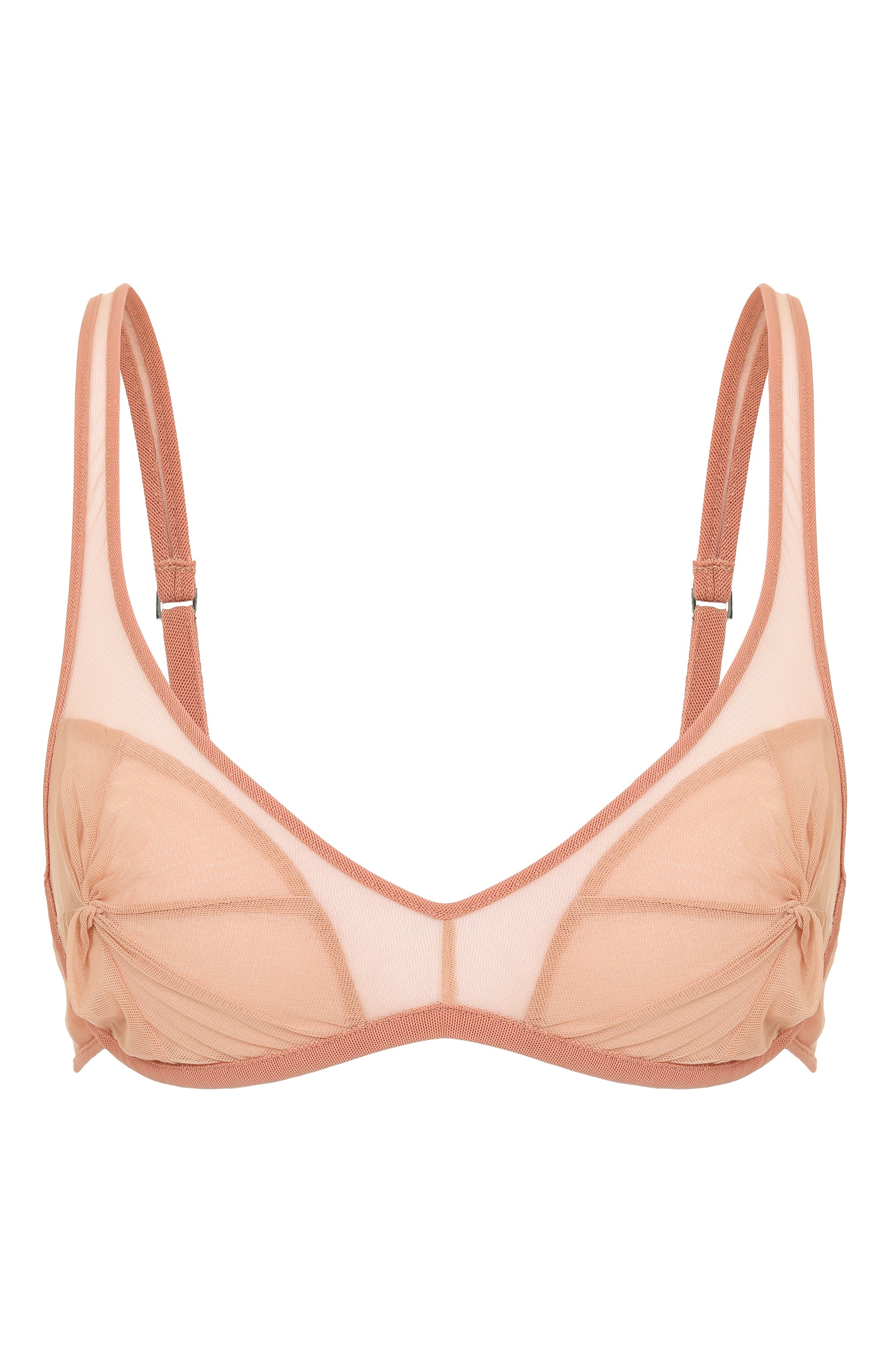 Топ THE ATTICO бежевого цвета по цене 64200 руб., арт. 250WCL00003/MIX047AA, фото 1 Топ THE ATTICO, арт. 250WCL00003/MIX047AA, фото 1