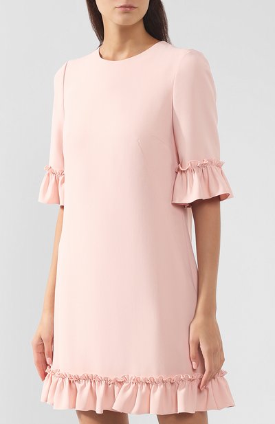 Платье DOLCE & GABBANA светло-розового цвета по цене 157500 руб., арт. F6E3GT/FURDV, фото 3 Платье DOLCE & GABBANA, арт. F6E3GT/FURDV, фото 3