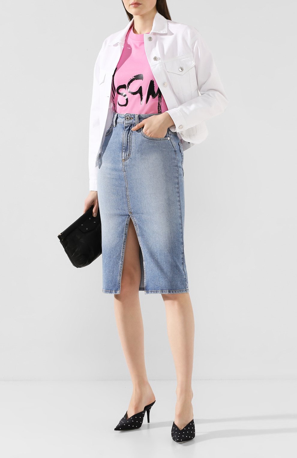 Хлопковая футболка MSGM, арт. 2841MDM74 207298, фото 2