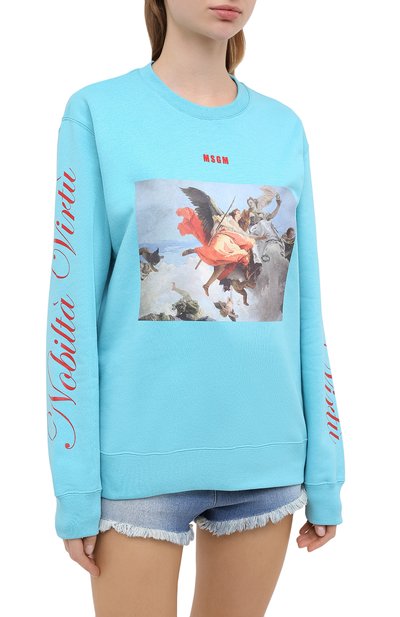 Хлопковый свитшот MSGM, арт. 2941MDM160 207799, фото 3