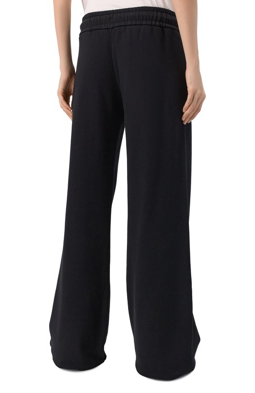 Хлопковые брюки Off-White 0WCH022S25FLE0011001 Чёрный  0WCH022S25FLE0011001 Фото 4