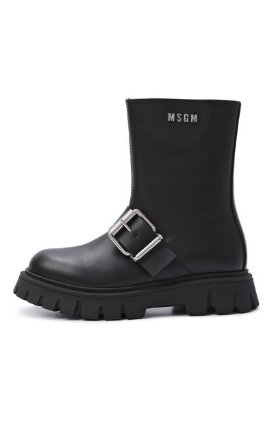 Кожаные полусапоги MSGM KIDS, арт. 84007/VAR1_001