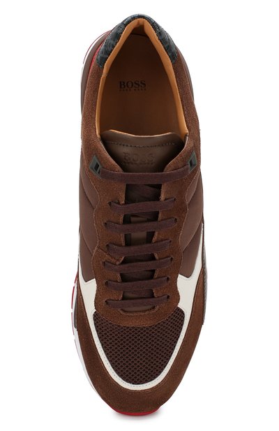 Комбинированные кроссовки BOSS, арт. 50428292, фото 5