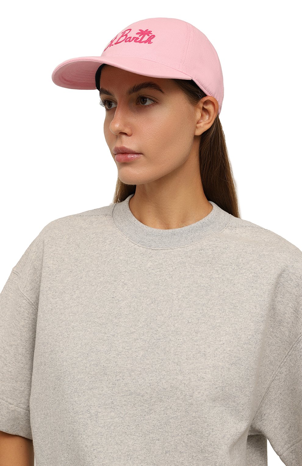 Хлопковая бейсболка MC2 SAINT BARTH розового цвета по цене 5265 руб., арт. STBA/CATCHER W/07751D, фото 2 Хлопковая бейсболка MC2 SAINT BARTH, арт. STBA/CATCHER W/07751D, фото 2
