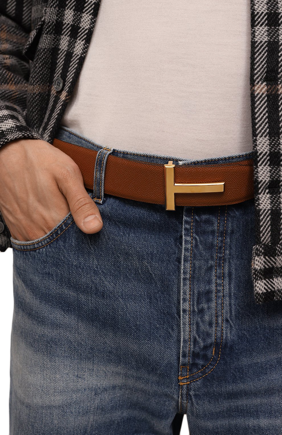 Кожаный ремень TOM FORD, арт. TB178/LCL220G, фото 2