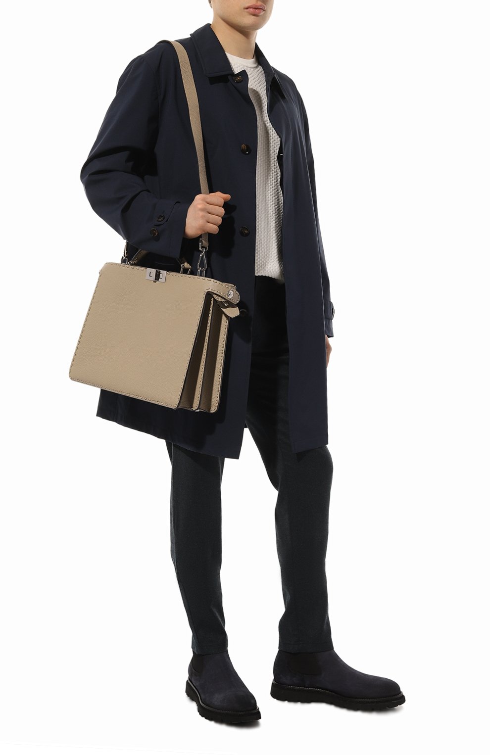 Кожаная сумка FENDI, арт. 7VA529 AP12, фото 7