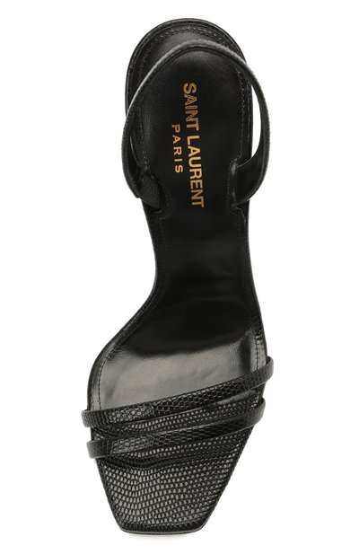 Кожаные босоножки amber SAINT LAURENT, арт. 658933/2Y900, фото 5