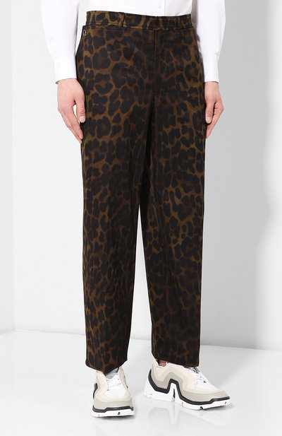 Хлопко вые брюки BURBERRY, арт. 4557918, фото 3