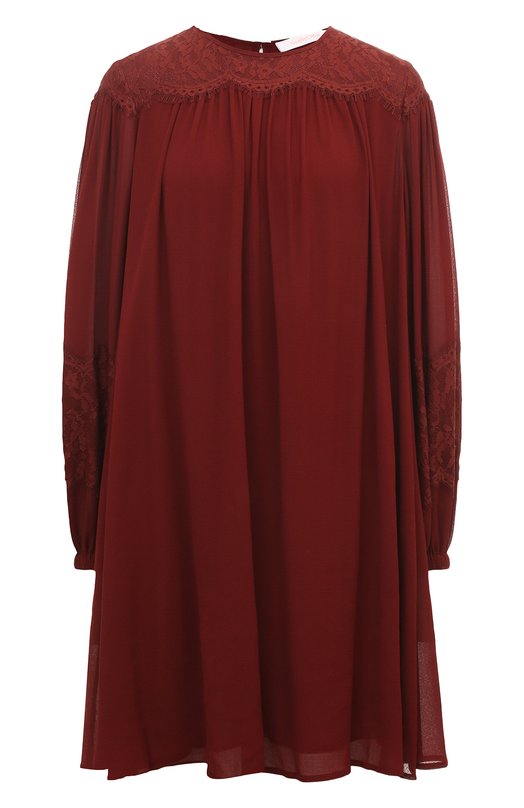 

Платье See by Chloé, Бордовый