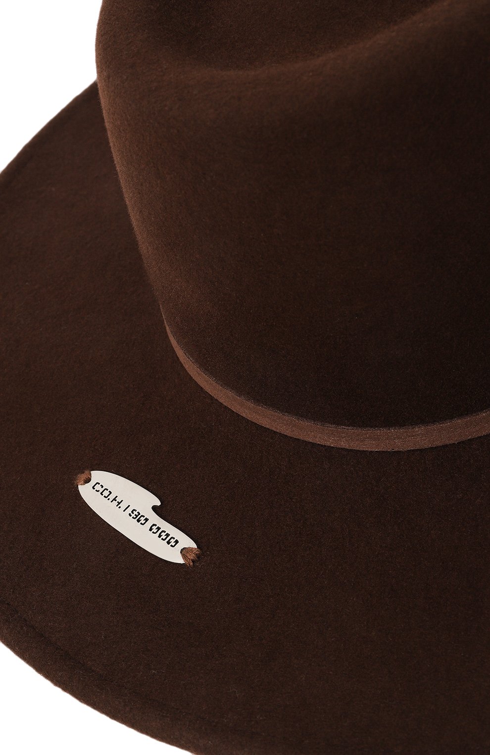 Шляпа romb bear COCOSHNICK HEADDRESS темно-коричневого цвета по цене 23500 руб., арт. rombbear, фото 4 Шляпа romb bear COCOSHNICK HEADDRESS, арт. rombbear, фото 4