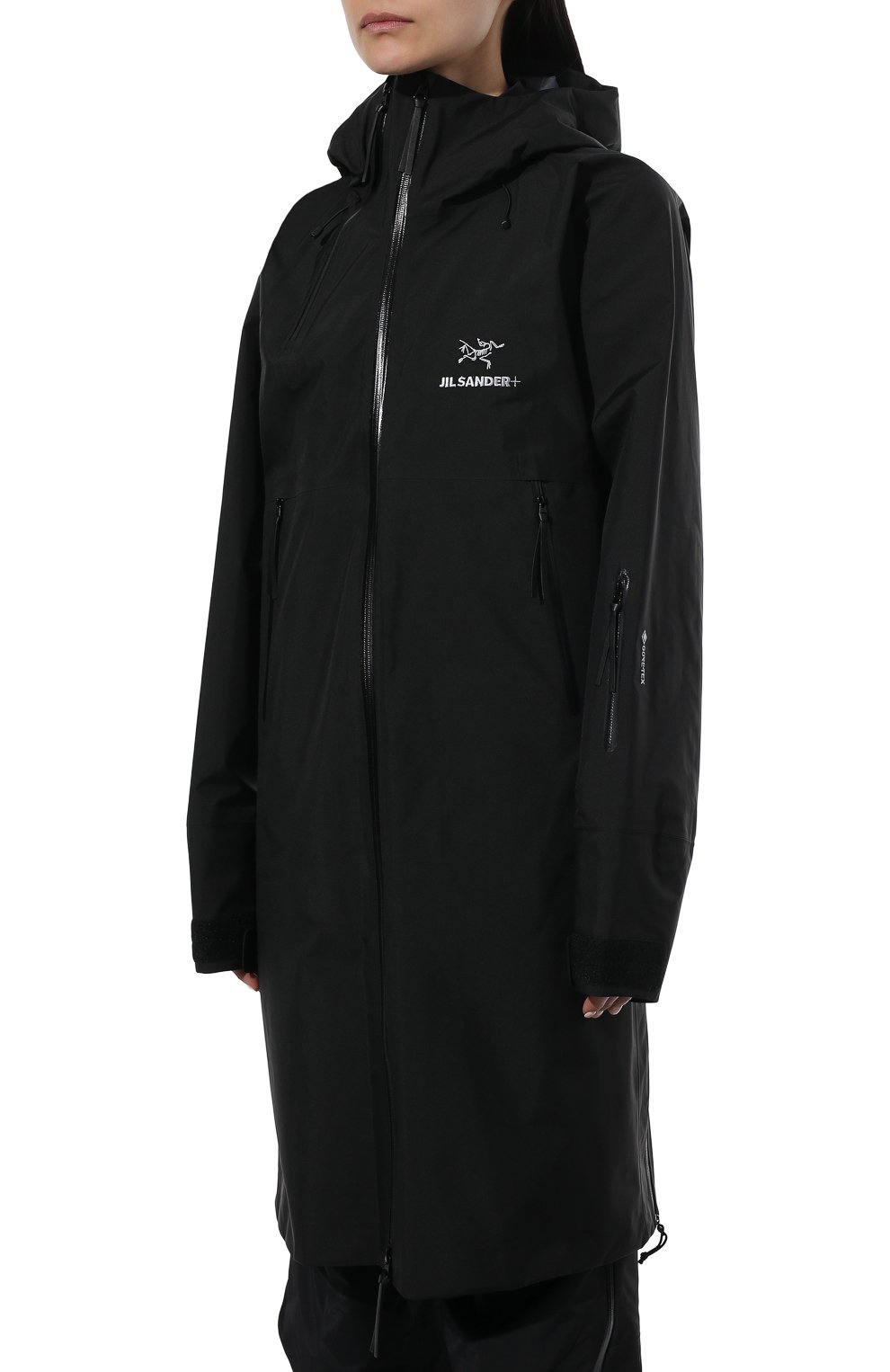 Плащ с капюшоном arc’teryx x jil sander+ JIL SANDER, арт. JPPT684313-WT466818A, фото 3
