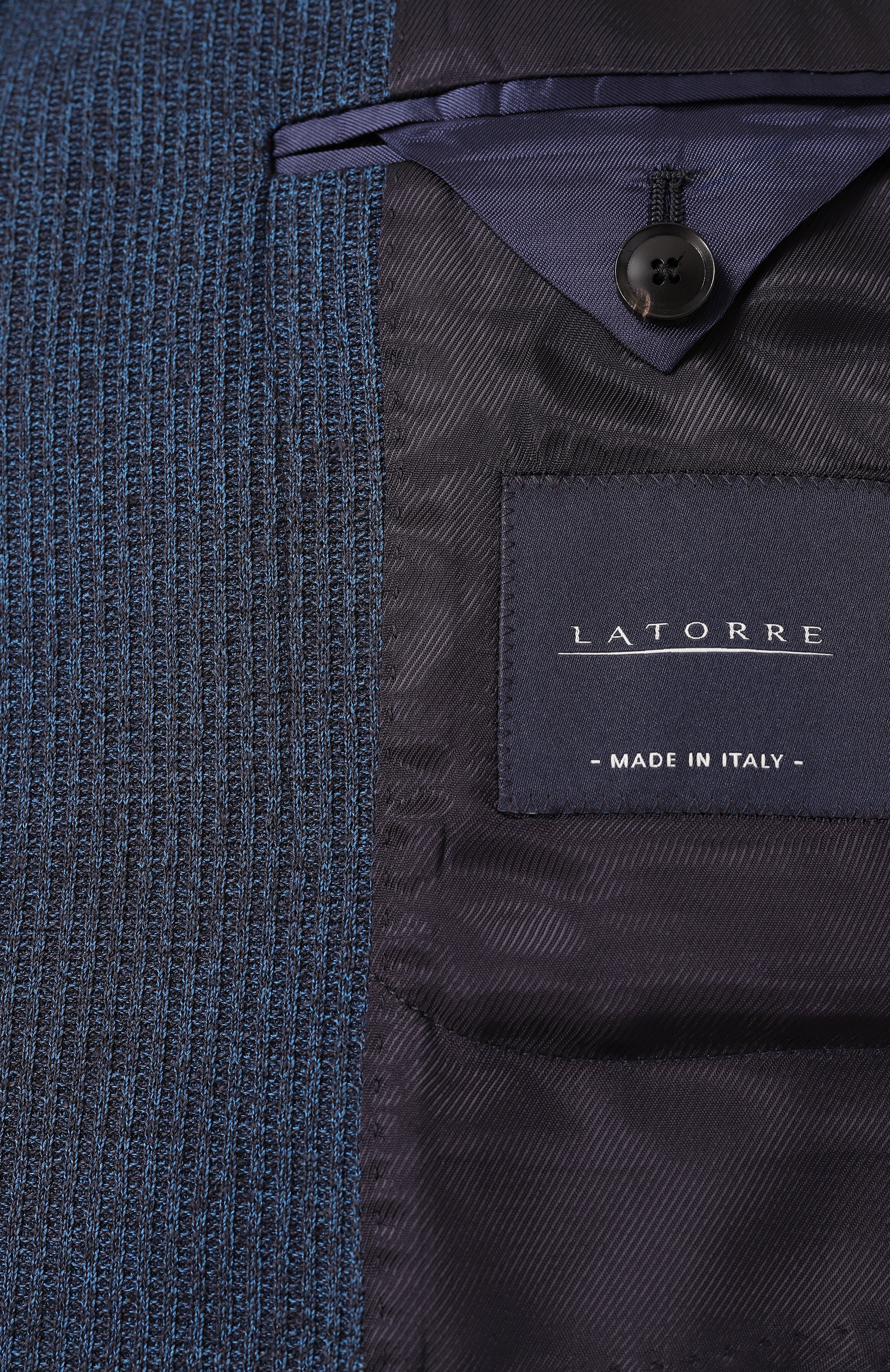 Пиджак изо льна и хлопка SARTORIA LATORRE, арт. JEF74/JH194, фото 9