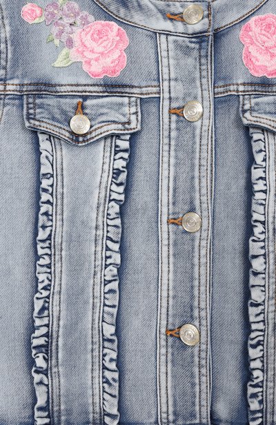 Джинсовая куртка MONNALISA, арт. 19G102, фото 3