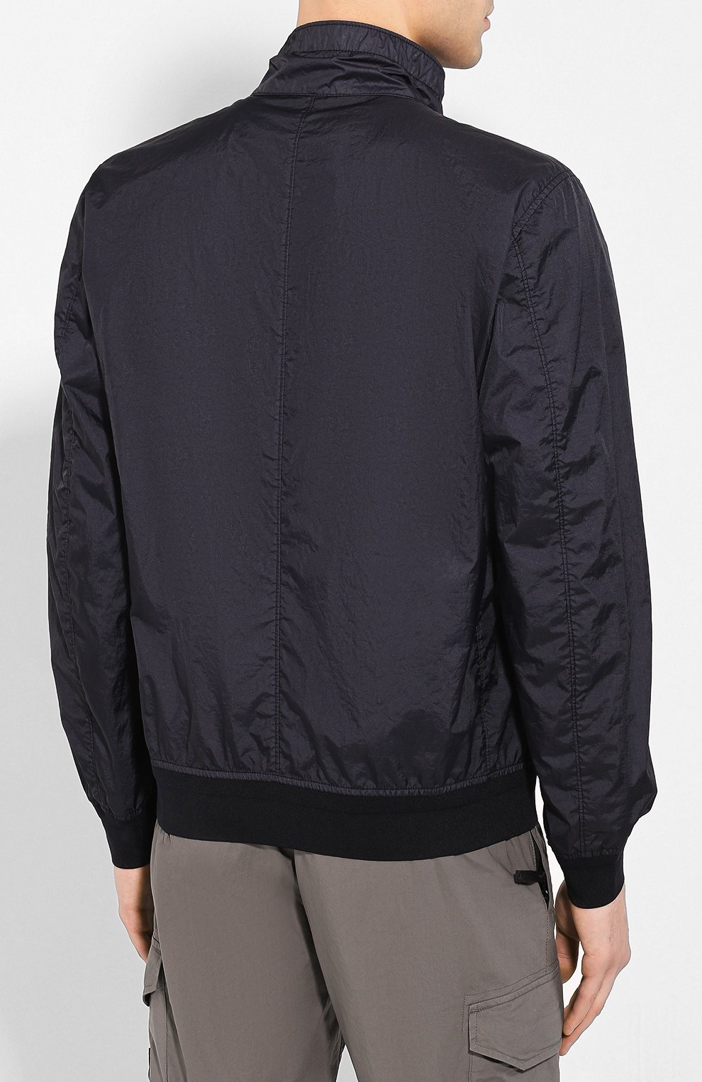 Бомбер STONE ISLAND темно-синего цвета по цене 48950 руб., арт. 721542323, фото 4 Бомбер STONE ISLAND, арт. 721542323, фото 4
