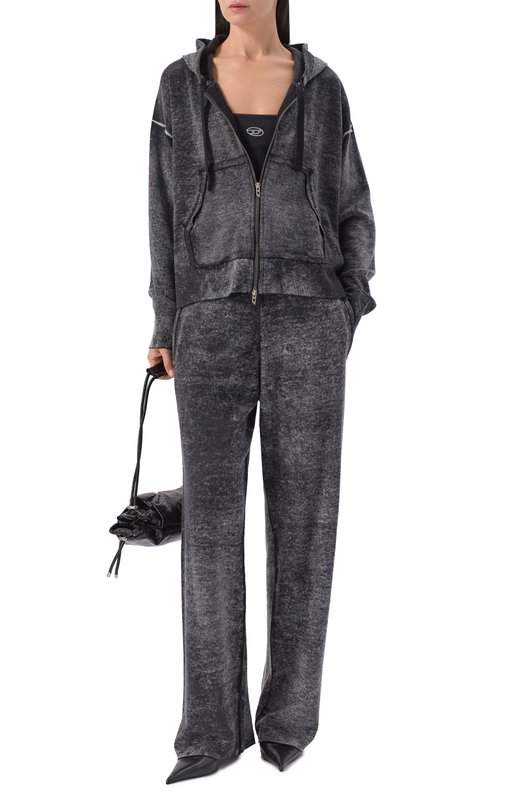 Шерстяной кардиган Diesel A22036/0TKCY Серый  A22036/0TKCY Фото 2