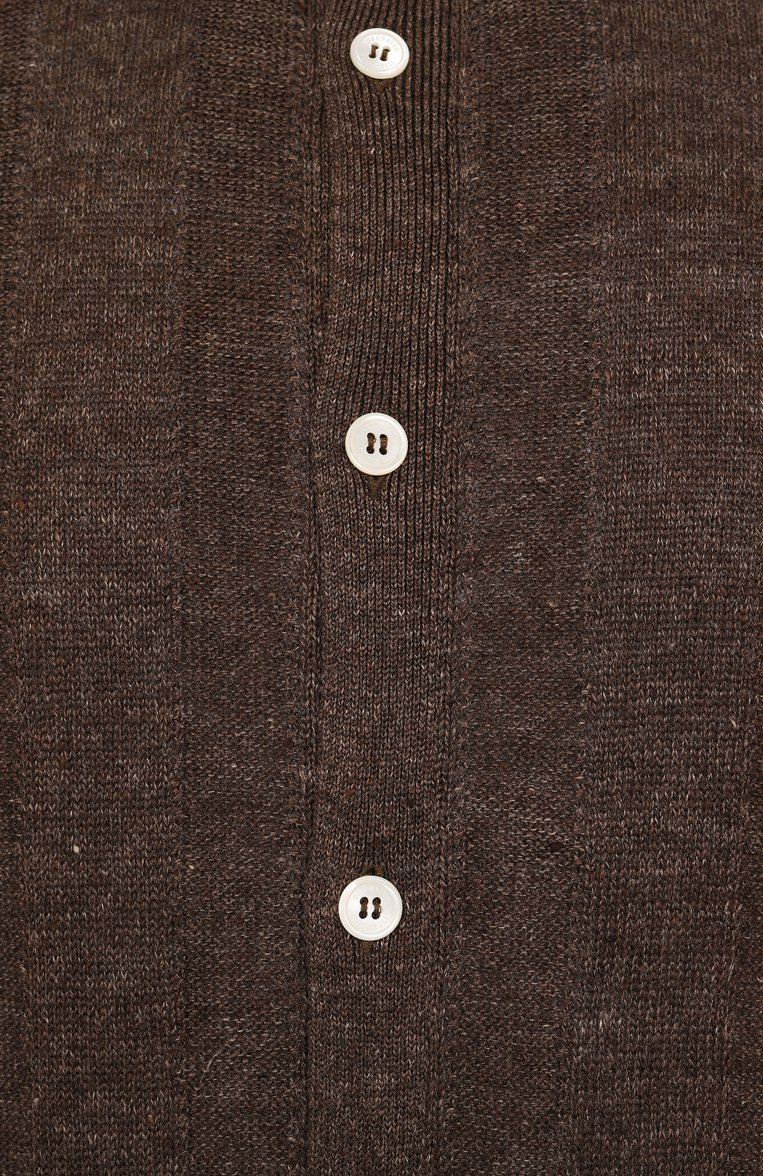 Рубашка изо льна и хлопка BRUNELLO CUCINELLI, арт. M2L707805, фото 1