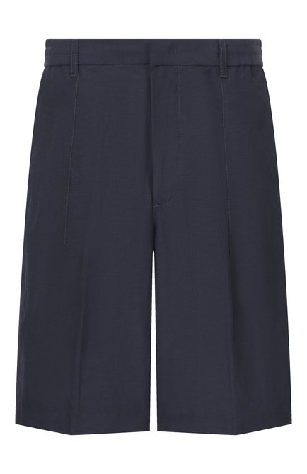 Мужские шорты из вискозы и льна EMPORIO ARMANI, арт. EM005874/AF13812
