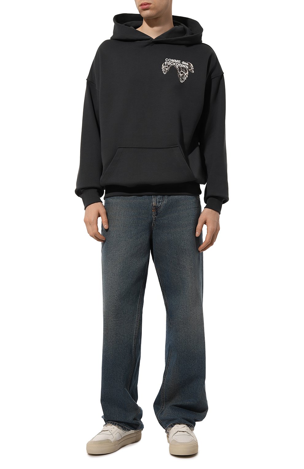 Хлопковое худи COMME DES FUCKDOWN, арт. CFABM01335, фото 2