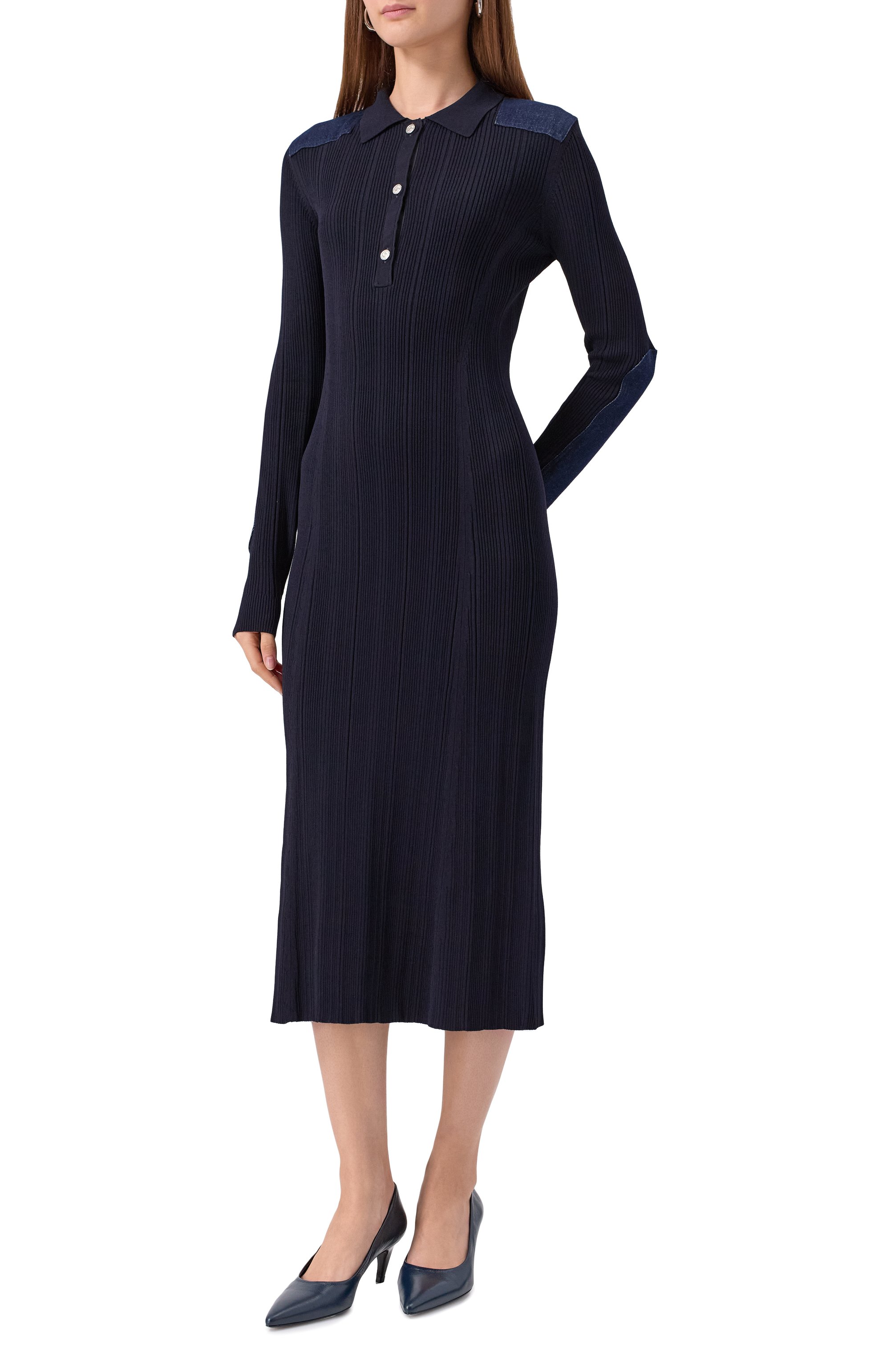 Платье из вискозы M05CH1NO JEANS, арт. V0486/8201, фото 3