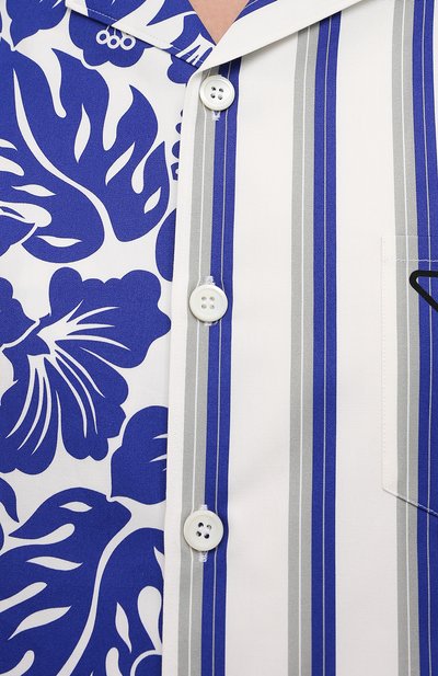 Хлопковая рубашка PRADA, арт. UCS406-1ZTE-F0589-212, фото 5