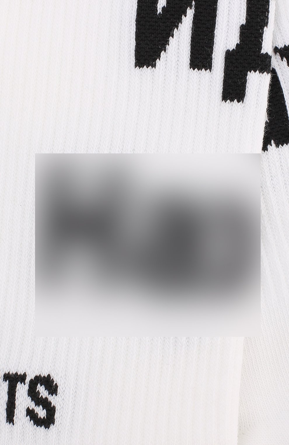 Хлопковые носки VETEMENTS белого цвета по цене 7615 руб., арт. USS198033/M, фото 2 Хлопковые носки VETEMENTS, арт. USS198033/M, фото 2