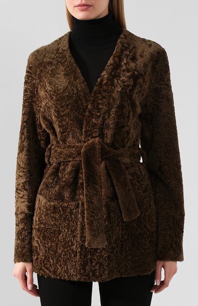 Дубленка DROME хаки цвета по цене 183000 руб., арт. DPD2948P/D304P, фото 3 Дубленка DROME, арт. DPD2948P/D304P, фото 3