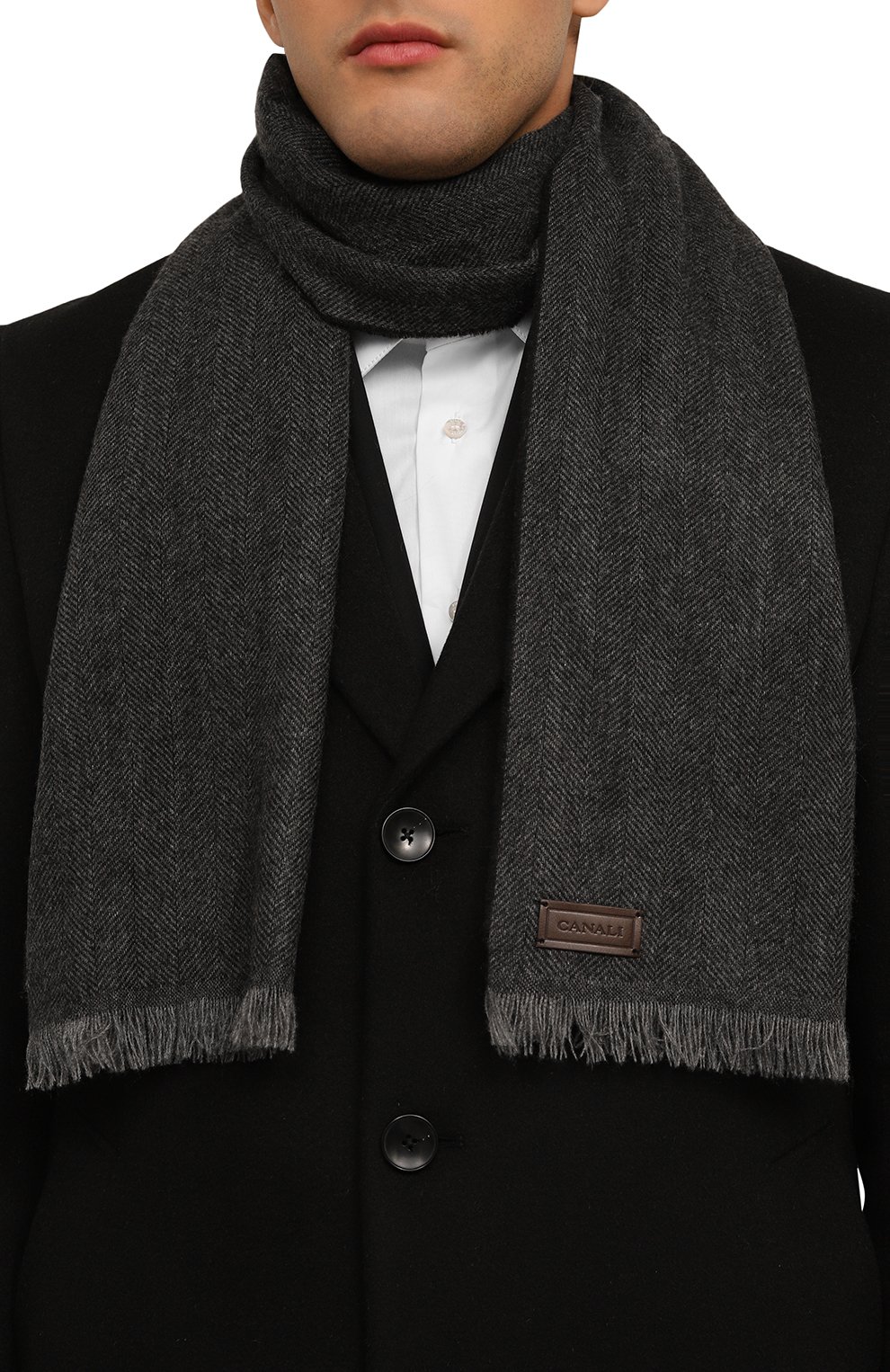 Кашемировый шарф CANALI, арт. 06/TF00293, фото 2