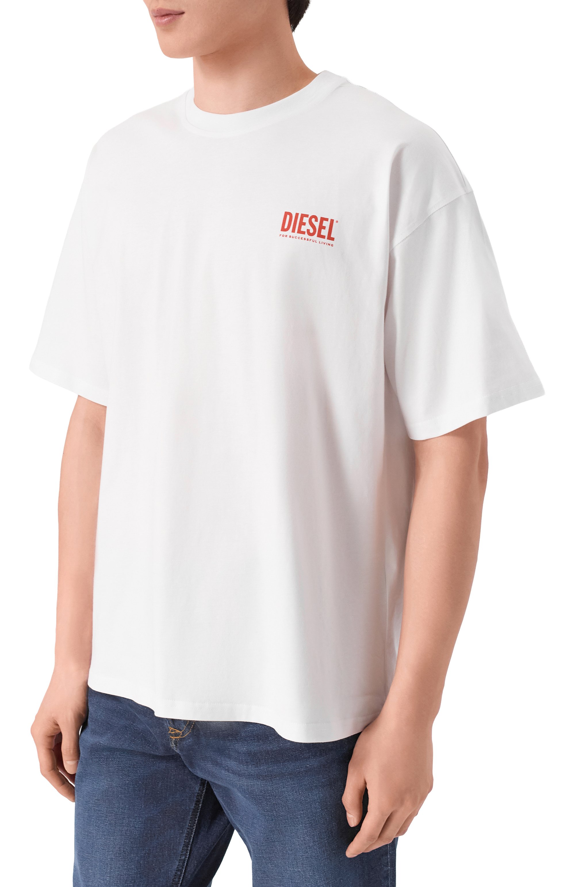 Хлопковая футболка DIESEL, арт. A20036/0EPCA, фото 3