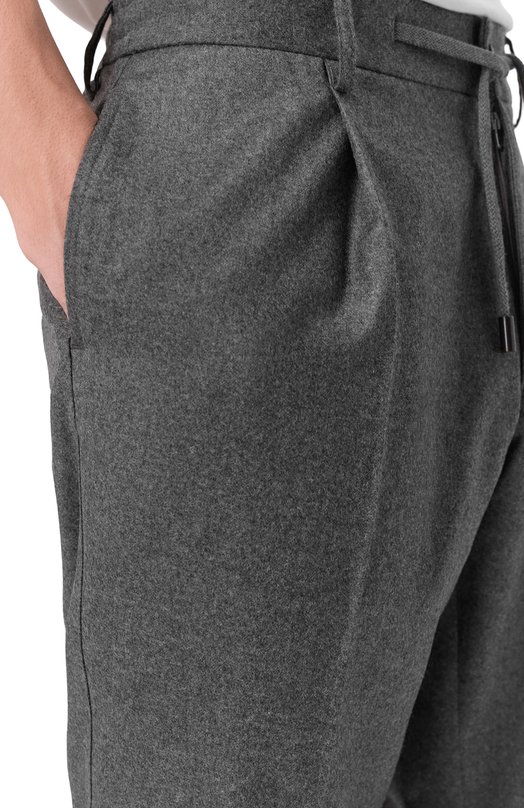Шерстяные брюки Capobianco 19M808.FA00. Серый  19M808.FA00. Фото 5