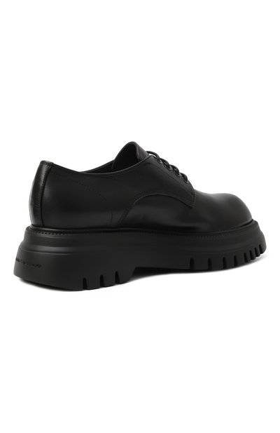 Кожаные дерби MATTIA CAPEZZANI черного цвета по цене 53550 руб., арт. W311/VITELL0, фото 5 Кожаные дерби MATTIA CAPEZZANI, арт. W311/VITELL0, фото 5