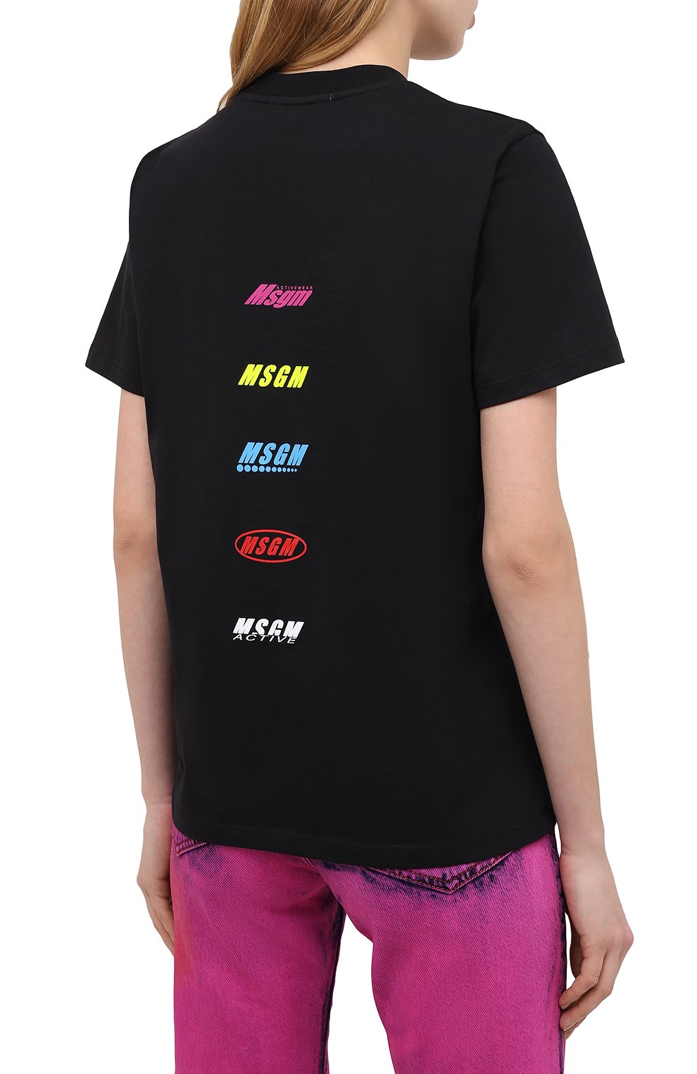 Хлопковая футболка MSGM, арт. 2945MDM30 207648, фото 4