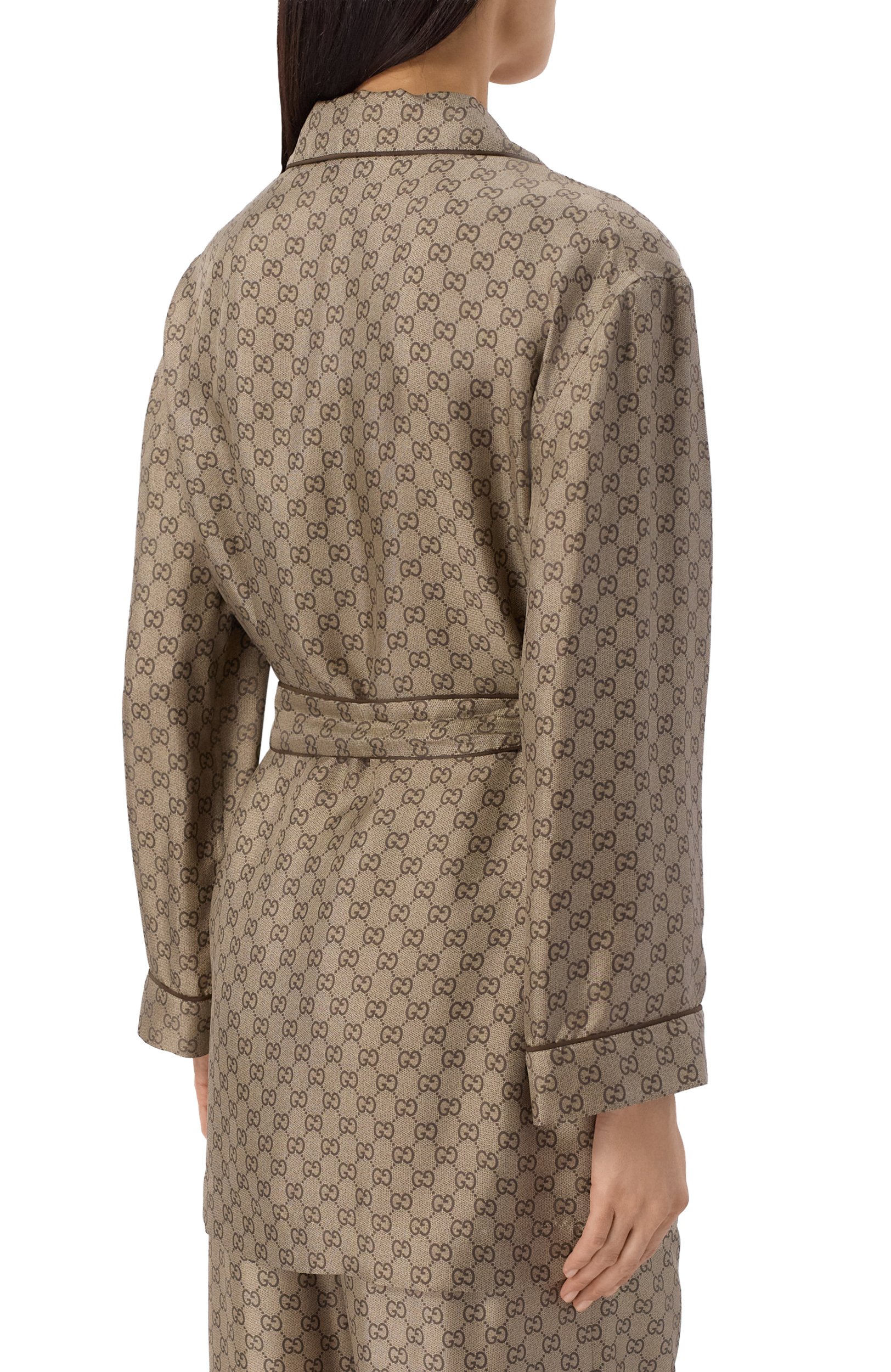 Шелковая блузка GUCCI, арт. 864562/ZAUUN, фото 4