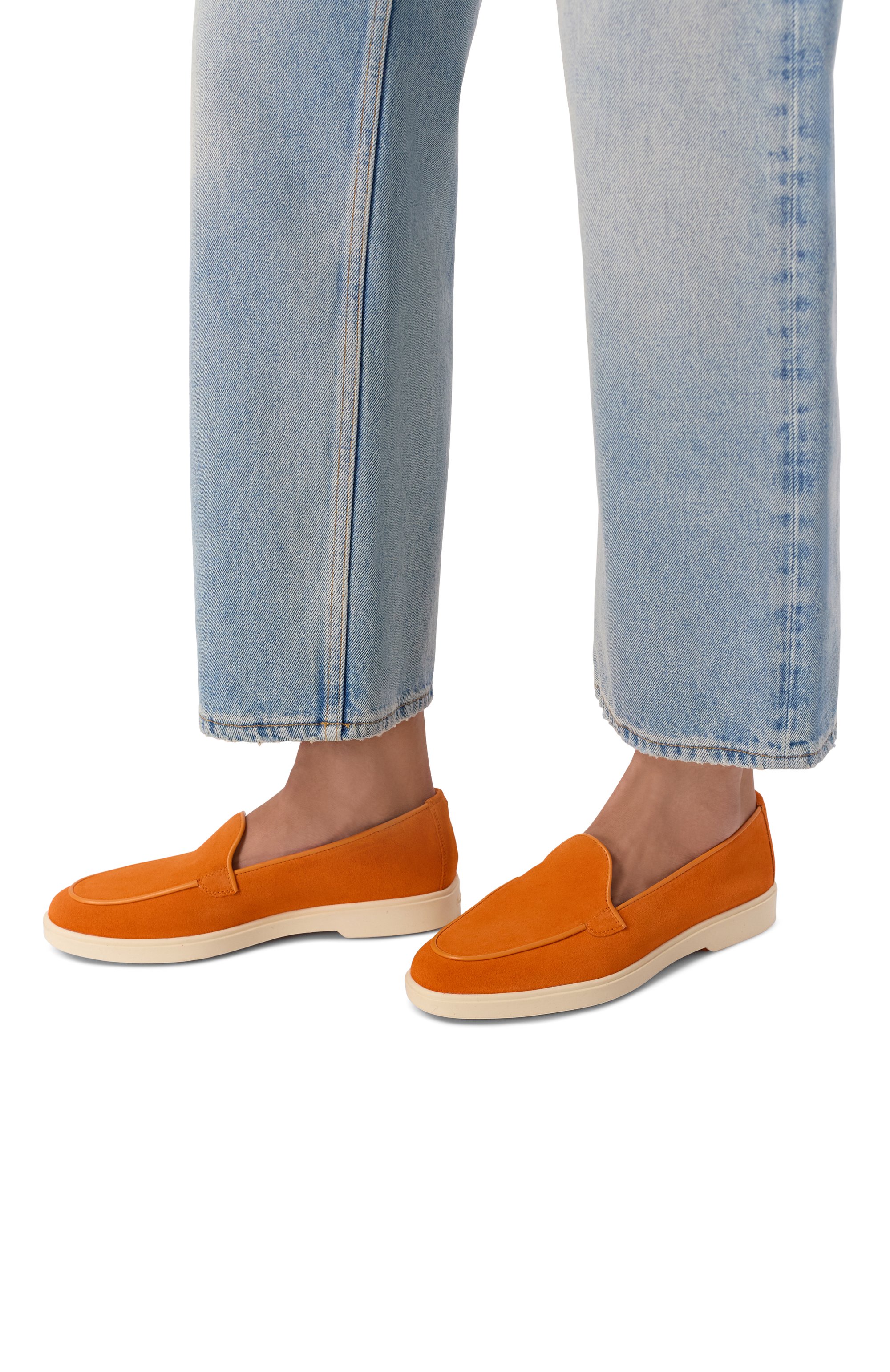 Замшевые лоферы SANTONI, арт. WUYG72027TISN0RB, фото 2