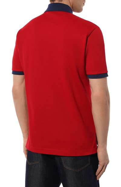 Хлопковое поло GUCCI, арт. 625323 XJCNZ, фото 4