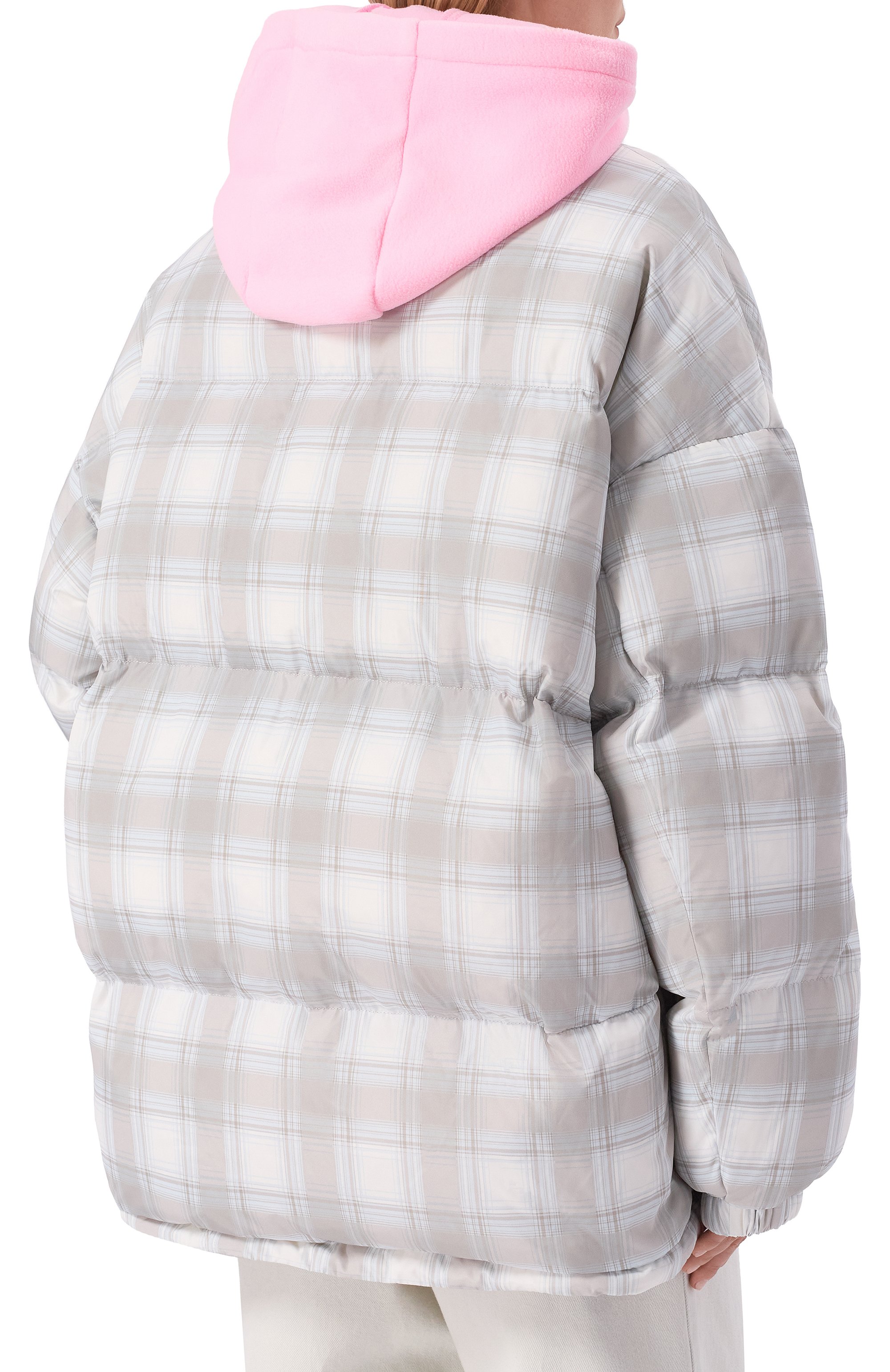 Пуховик PERVERT серого цвета по цене 56000 руб., арт. PE25/DJ03/63-30-11, фото 4 Пуховик PERVERT, арт. PE25/DJ03/63-30-11, фото 4