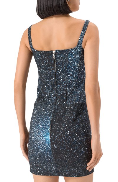 Платье с отделкой стразами GIUSEPPE DI MORABITO, арт. 04SSDND084C 04455, фото 4