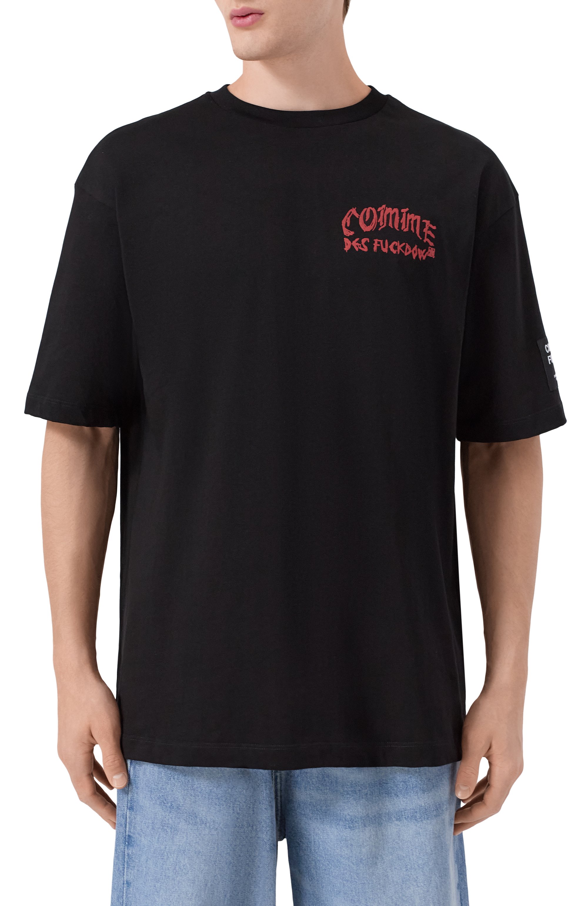 Хлопковая футболка COMME DES FUCKDOWN, арт. CFABM01808, фото 3