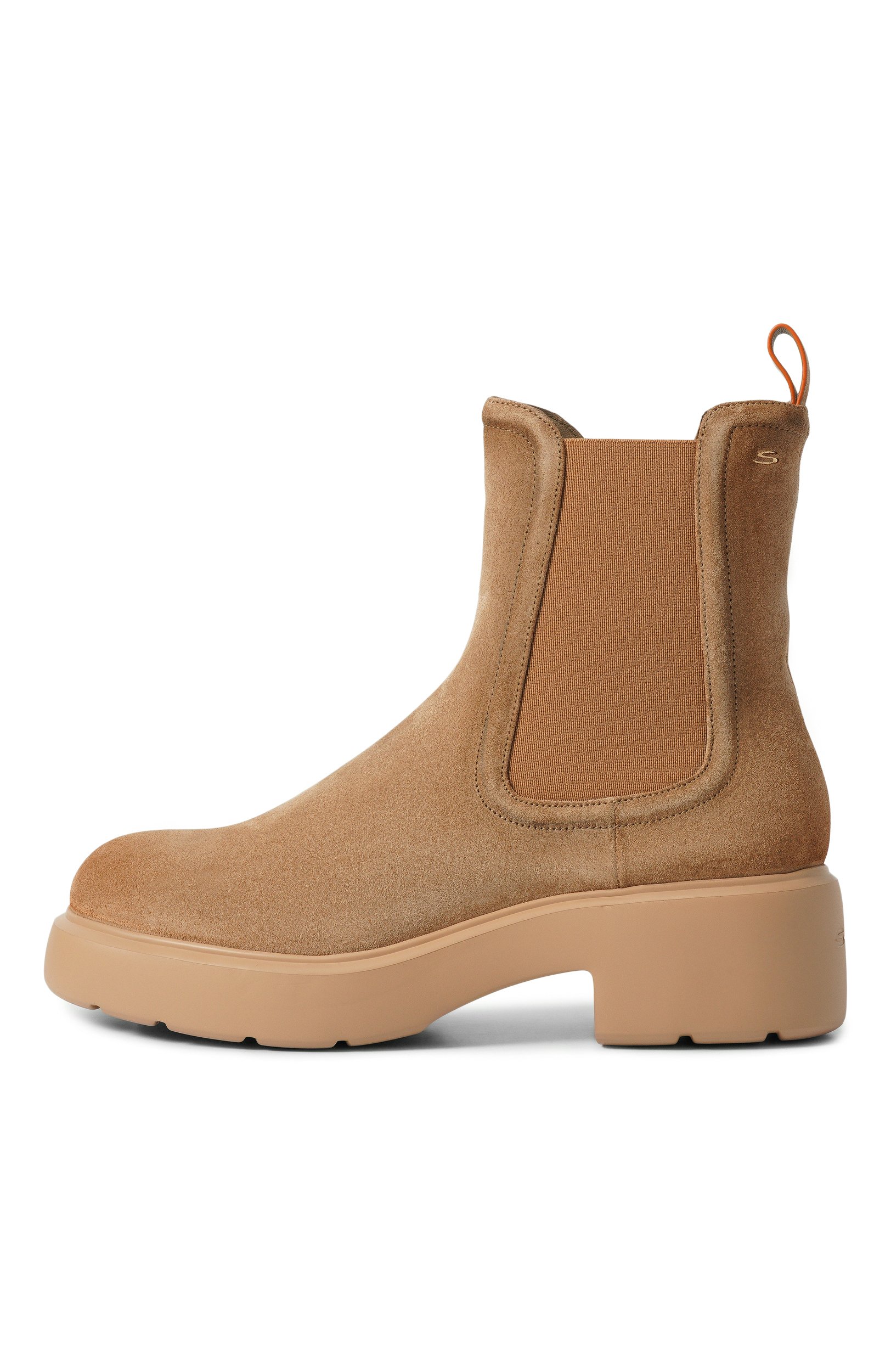 Замшевые челси easy SANTONI бежевого цвета по цене 112000 руб., арт. WTEG72486PKVHHLW, фото 4 Замшевые челси easy SANTONI, арт. WTEG72486PKVHHLW, фото 4